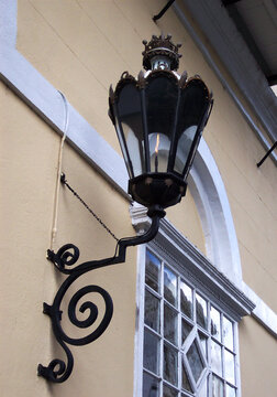 Antique Street Lamp In New Orleans