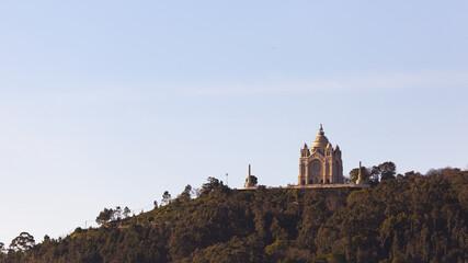 Obraz premium Viana do Castelo Santuário de Santa Luzia BROTHERHOOD OF SANTA LUZIA Templo-Monumento De Santa Luzia