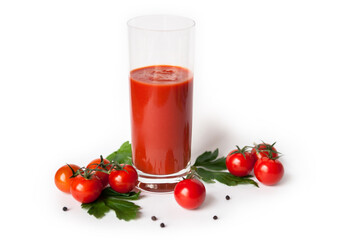 Tomatensaft im Glas
