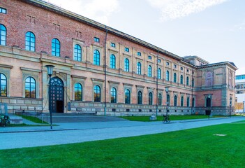 Building of Alte Pinakothek, Old Master paintings museum, Munich, Germany
