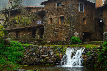 stone houses of Robledillo de Gata in Extremadura