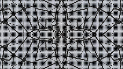 Black and White Design, Background Motif