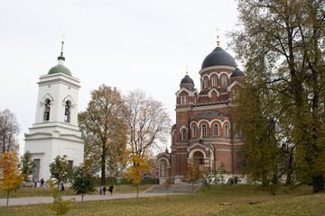 Vladimir Cathedral and bell tower of the Spaso-Borodinsky convent, Moscow region