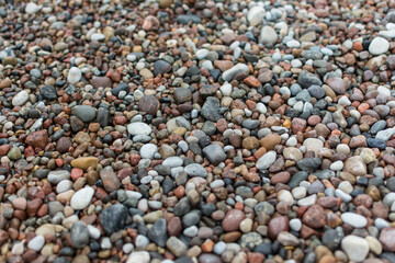 Pebbles Background, beach from Devon, England