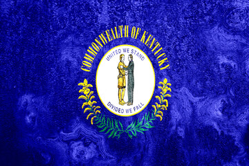 Kentucky State Flag Pop Art
