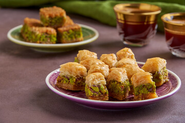 Traditional turkish, arabic sweets baklava