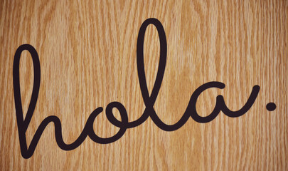 Hola Sign © Penny Britt