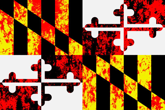 Maryland State Flag Pop Art