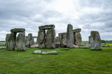 Stonehenge - a prehistoric standing stone monument in Wiltshire, England