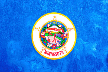 Minnesota State Flag  Pop Art