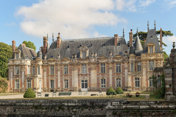 Fototapeta na wymiar Castle Miromesnil in Tourville-sur-Arques, France. House where was born Guy de Maupassant