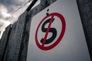 no parking sign