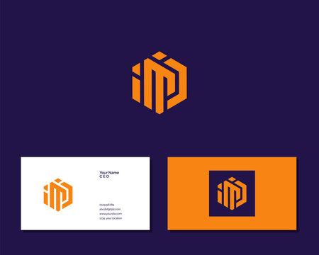 Letter I M J logo design. creative minimal monochrome monogram symbol. Universal elegant vector emblem. Premium business logotype. Graphic alphabet symbol for corporate identity