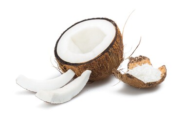 Cracked coconut