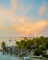 STORMY SUNSET IN ARUBA
