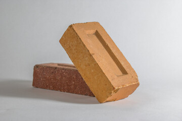 Tabique o ladrillo usado para la construcción, ladrillo rojo recocido