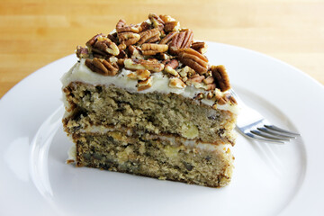 Slice of Hummingbird Cake
