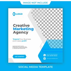 Clean Looks Professional Business Marketing Agency Digital Marketing Banner Template