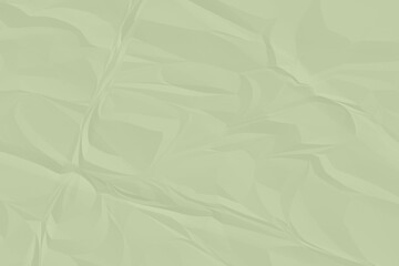crumpled green paper background close up