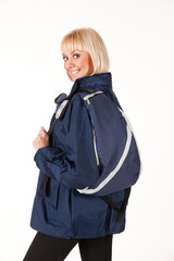 Young Woman With Rucksack