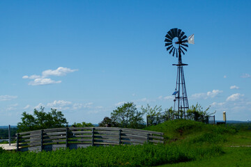 Windmill and a bridge