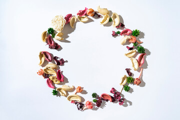 ドライフラワーで作ったスペース