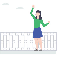 Dancing Enjoyment Vector 