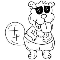 Squirrel Cartoon Animals 