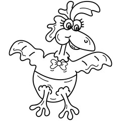 Chicken Cartoon Character
