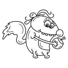 Beaver Cartoon Animals 