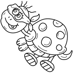 Turtle Cartoon Drawing 