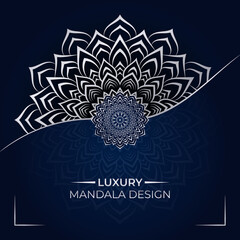 Luxury mandala background design