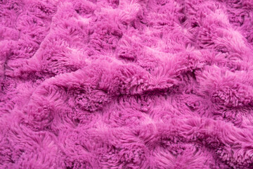 lilac texture of bedspreads, romantic background.