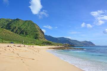 West Oahu beach in Hawaii.