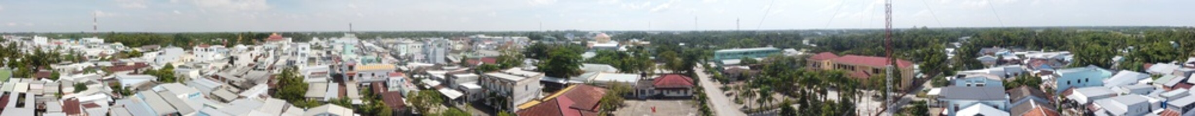 Obraz premium Minh Luong town, Chau Thanh district, Kien Giang province, Vietnam