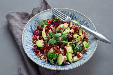 Quinoa salad with grapefruit