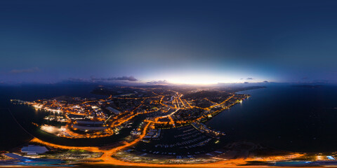 Townsville Marina at Night, Queensland, Australia