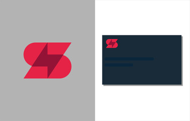 letter S logo design - obrazy, fototapety, plakaty