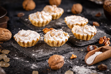 Homemade sweet mini tartlets