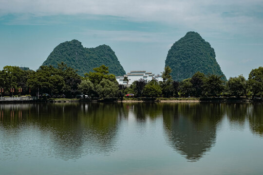 the beautiful landscape of Reed Flute Cave Area