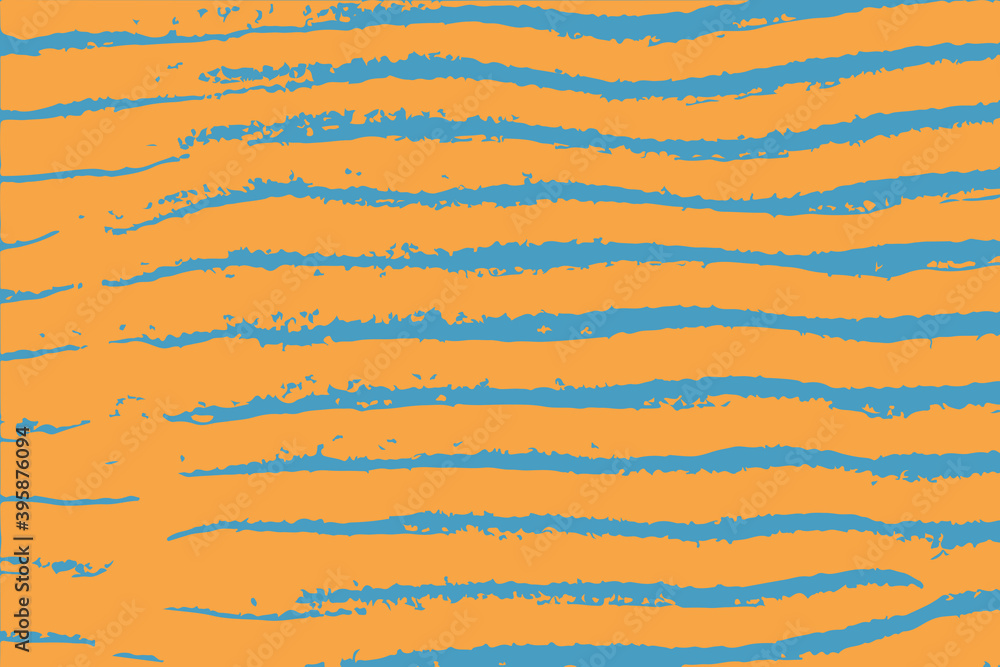 Poster Colorful paint brush strokes. Pattern with spots and blobs of paint or ink. Vector hand drawn textures. Abstract background. Vector eps illustration.