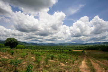 Fototapeta premium Rural routes in remote areas