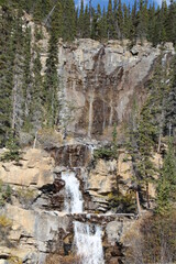 Fototapeta na wymiar Dry Tangle Falls, Jasper National Park, Alberta