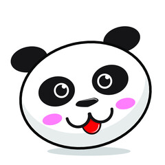 cute panda cartoon