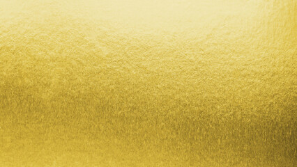 Gold background metallic golden foil texture or shinny wrapping paper bright yellow wall paper for design decoration element