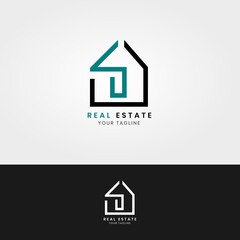 Home logo vector template. Real estate concept, Building symbol.