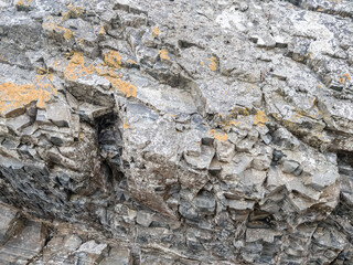 Abstract texture of rock near to the sea
