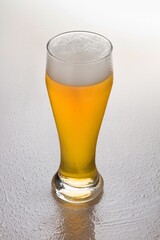 Fresh Beer with Froth