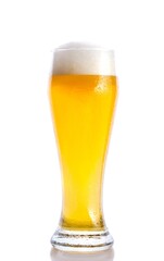 Fresh Beer with Froth