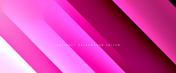 Fluid gradients with dynamic diagonal lines abstract background. Bright colors with dynamic light and shadow effects. Vector wallpaper or poster